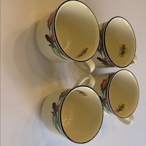 Lenox midnight blossom mugs